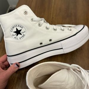 Platform Converse NEW All White